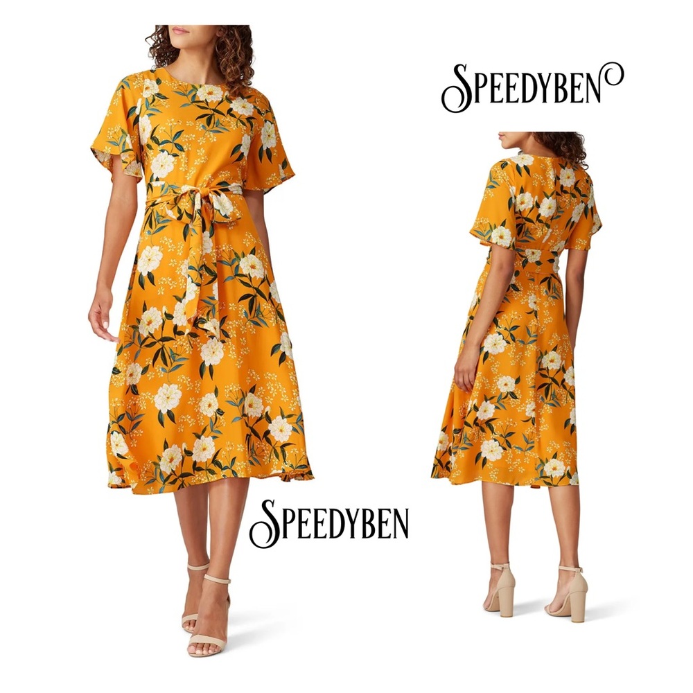 Rachel Roy floral midi dress